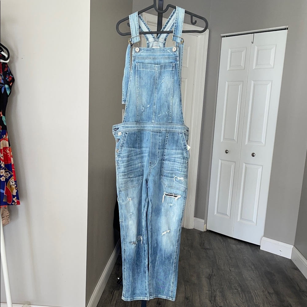 Citizens of Humanity Distressed Denim Overalls